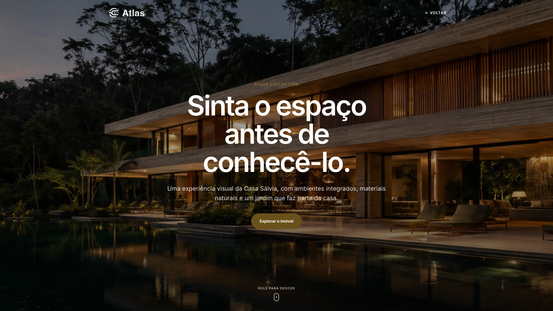 Prévia do template 4 com a Casa Sálvia